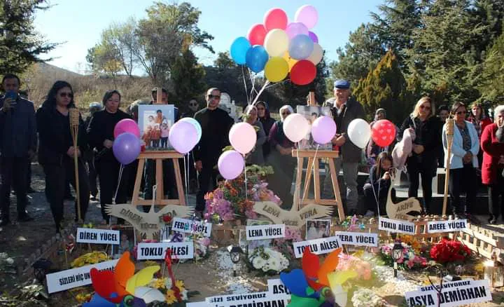 Deprem kurbanı melekler anıldı